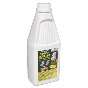 Equimins Tip Top Equi-Red Liquid – vas és ásványi anyagok, vitaminok komplex oldata