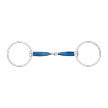 Waldhausen egyszertört édes fém csikózabla 16 mm (új)