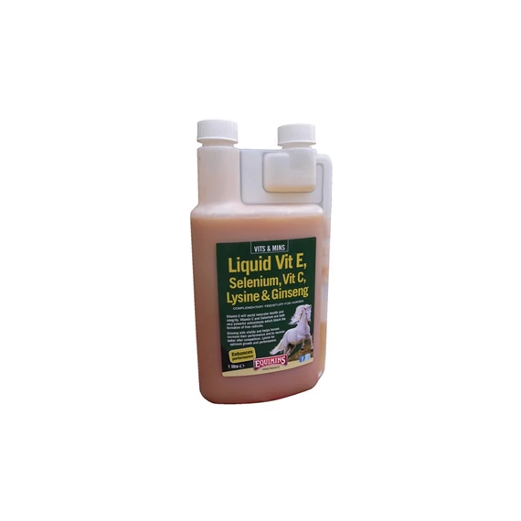 Equimins E vitamin, C vitamin, szelén, lizin és ginseng oldat 1 liter