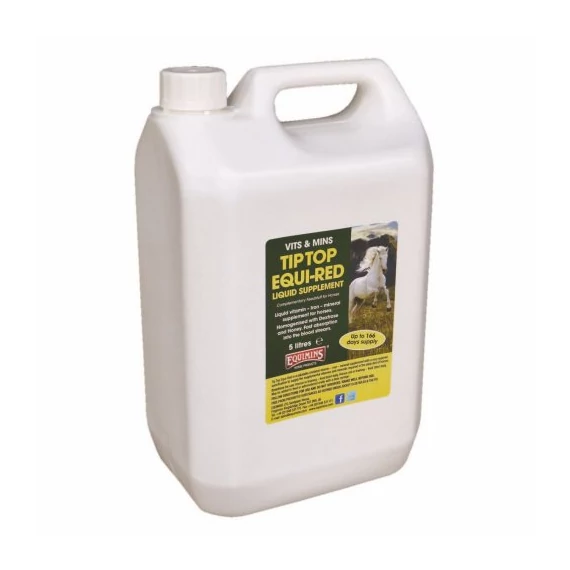 Equimins Tip Top Equi-Red Liquid – vas és ásványi anyagok, vitaminok komplex oldata
