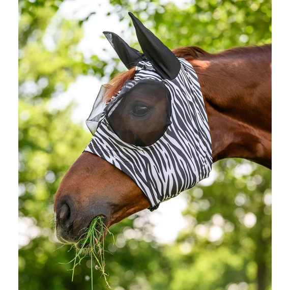 Waldhausen Puck Zebra mintás légymaszk