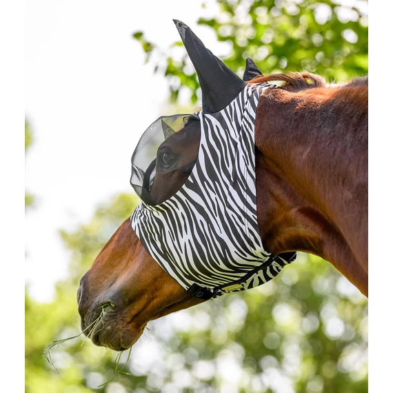 Waldhausen Puck Zebra mintás légymaszk