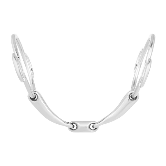 Waldhausen háromkarikás kétszertört pessoa zabla 14 mm (új)