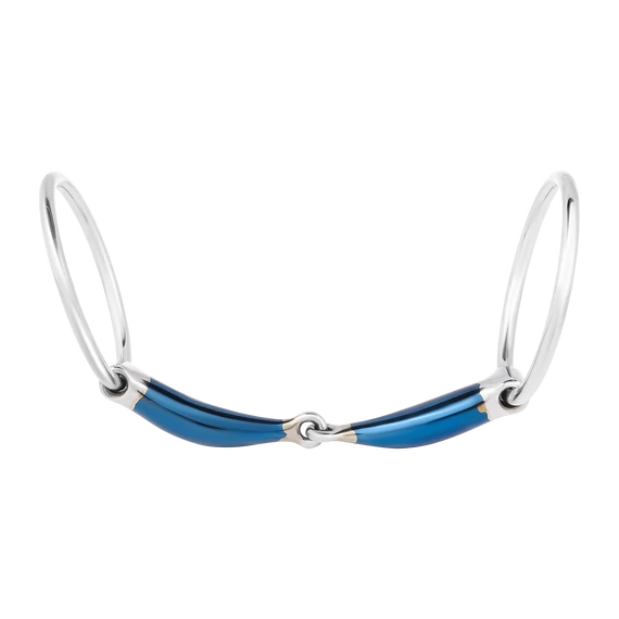 Waldhausen egyszertört édes fém csikózabla 14 mm (új)