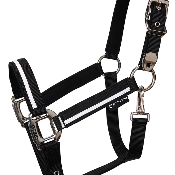 Equestro White Trim kötőfék vezetőszárral