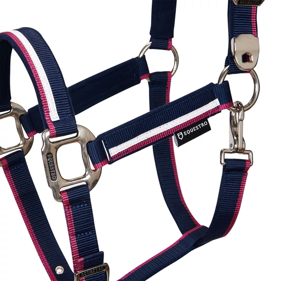 Equestro White Trim kötőfék vezetőszárral