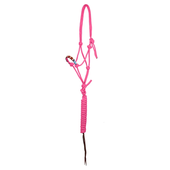 Pool's csomózott gyöngyös kötőfék vezetőszárral